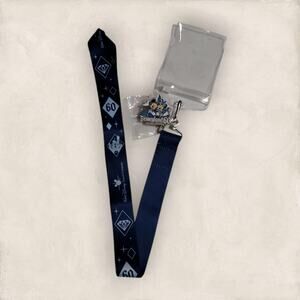 4 - Disneyland 60th Anniversary Diamond Celebration Pin Lanyard Card Holder Set